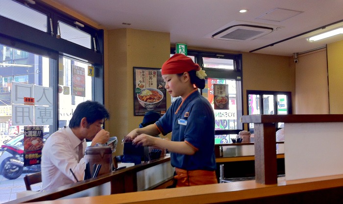 Salaryman con poco tiempo