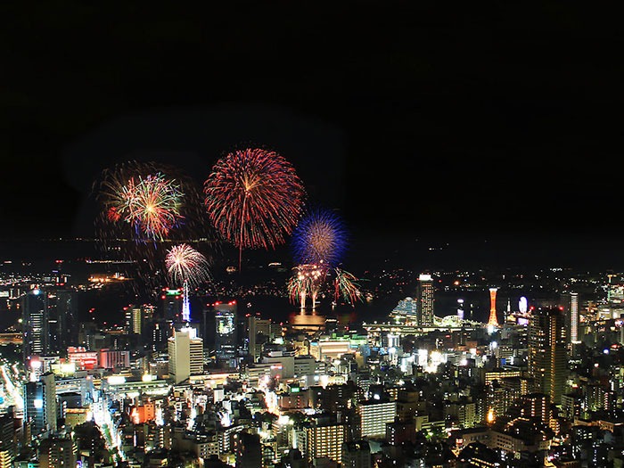 Hanabi desde el Monte Rokkō