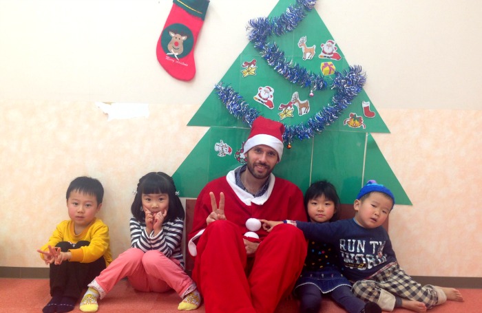 David Claus y cuatro gamberretes