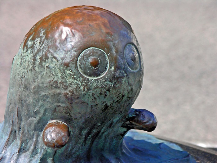 Escultura del Umibōzu en Tottori