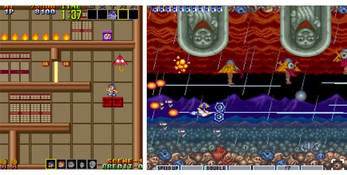 Psychic 5 & Parodius